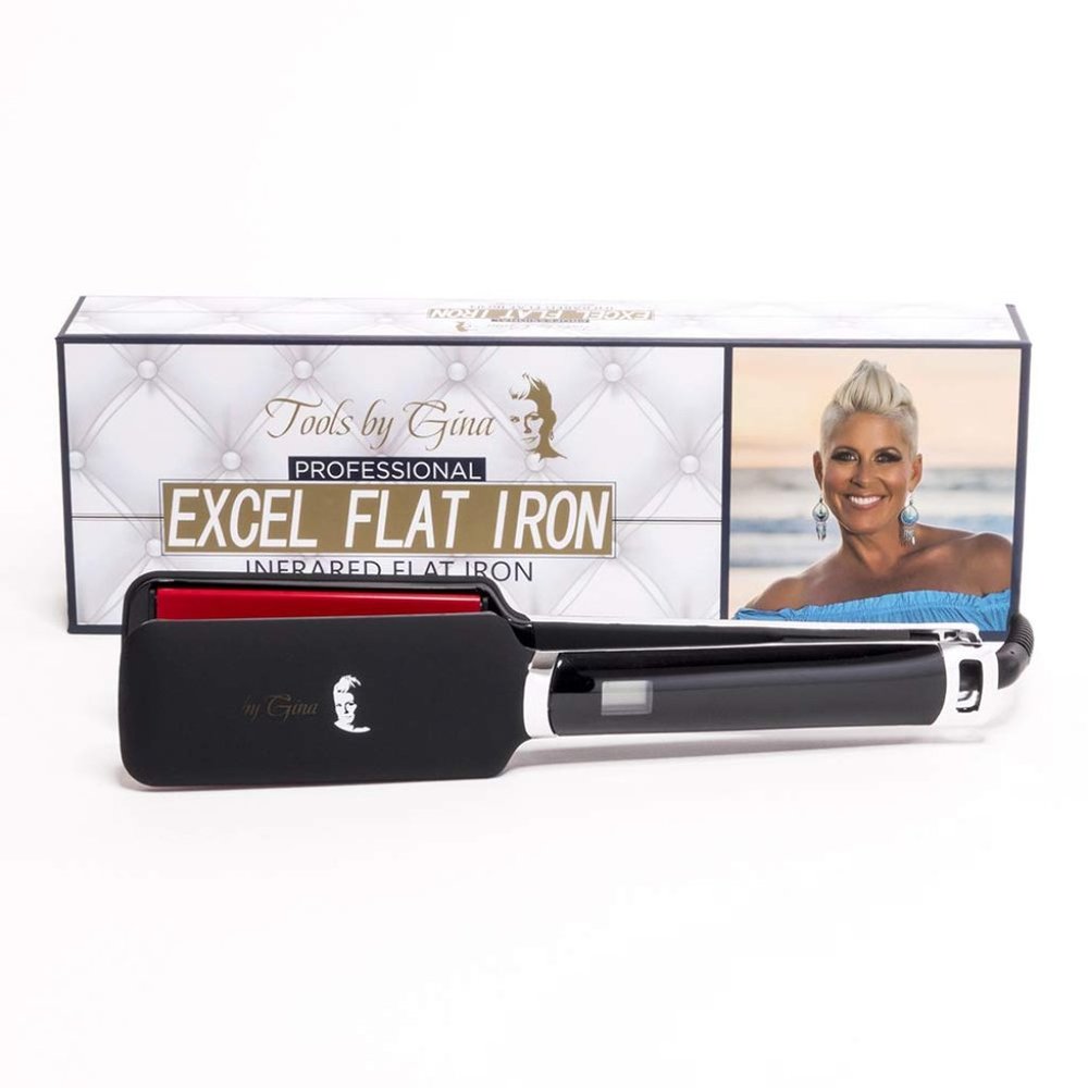 Excel Flat Iron/Infrared Flat Iron by GINA ~ NIB